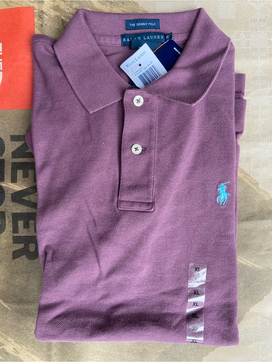 Ralph Lauren Tops - NWT Ralph Lauren Women’s Skinny Polo with Aqua Pony Embroidery